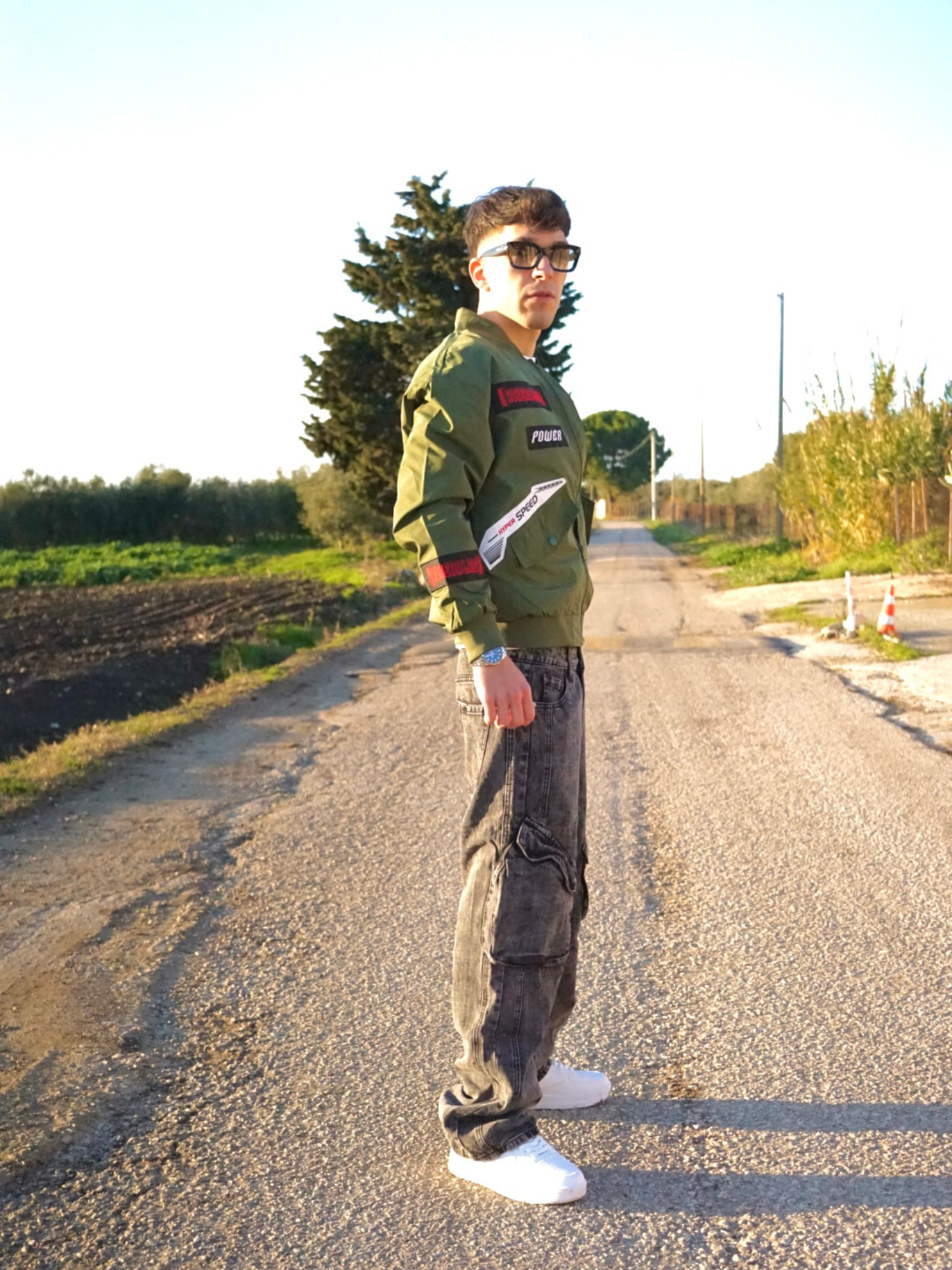 Giubbotto Verde Uomo Army – Streetwear Arte Uomo