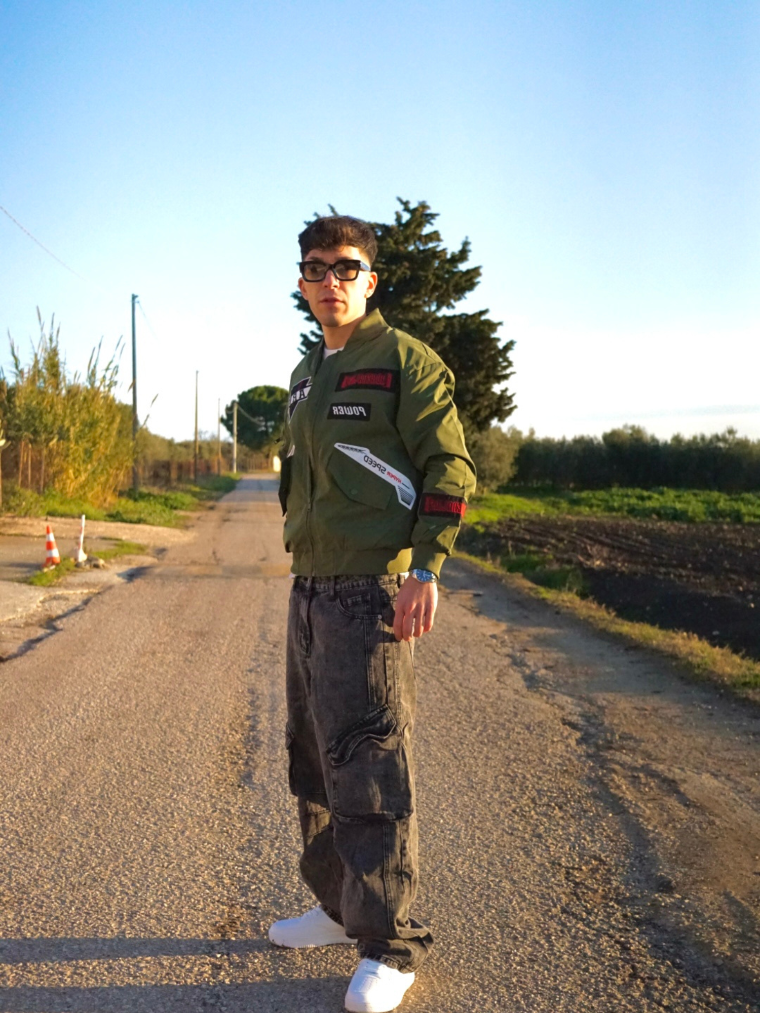 Giubbotto Verde Uomo Army – Streetwear Arte Uomo